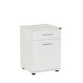 Noptiera, Adore, KMD-511-BB-1, 40x57x39 cm, PAL, Alb