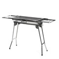 Gratar pliabil din otel inoxidabil pentru carbune ExelQ, InnovaGoods, 81 x 33 x 73 cm