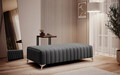 Bancheta, ELTAP, PU-LAU-05NU, Laurence, 132x64x36 cm, poliester, gri inchis
