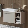 Dulap de baie cu chiuvetă, Hanah Home, Likya 82, 82x54x38.6 cm, PAL, Gresie