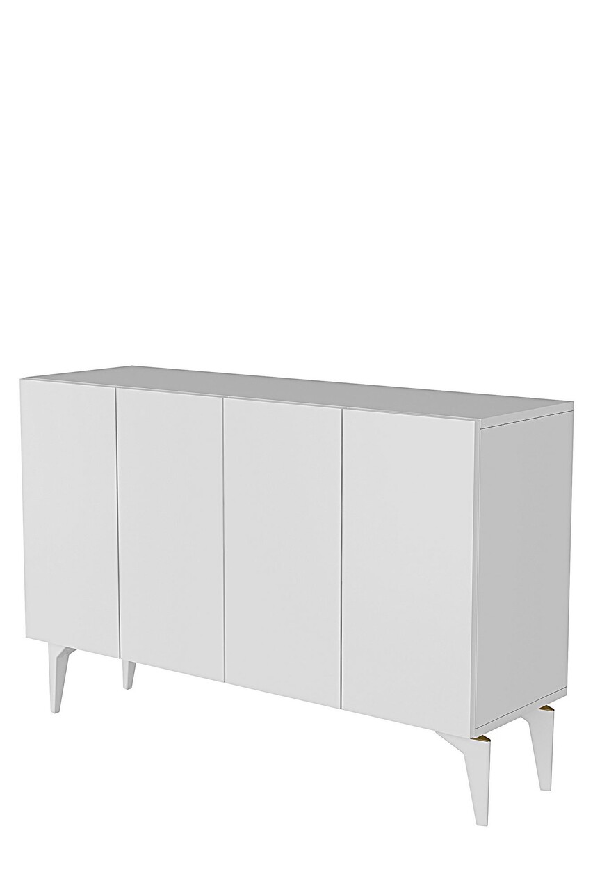 Consola, Hanah Home, Lipa 120, 120x79x32 cm, Alb - view 6
