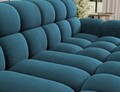 Coltar extensibil stanga 3 locuri ELTAP, Ceedro, 283x165x98 cm, lemn/poliester, albastru inchis