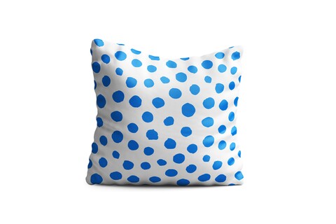 Perna decorativa points, oyo kids, 43x43 cm, poliester, multicolor