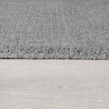 Covor Textured Border Grey Marl, Flair Rugs, 120x170 cm, lana, gri