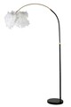 Lampadar Plur, Mauro Ferretti, 1 x E27, 40W, 100x100x150 cm, fier/marmura, alb/negru