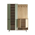 Cuier de perete, Locelso, OS1-SY, Stejar / Verde