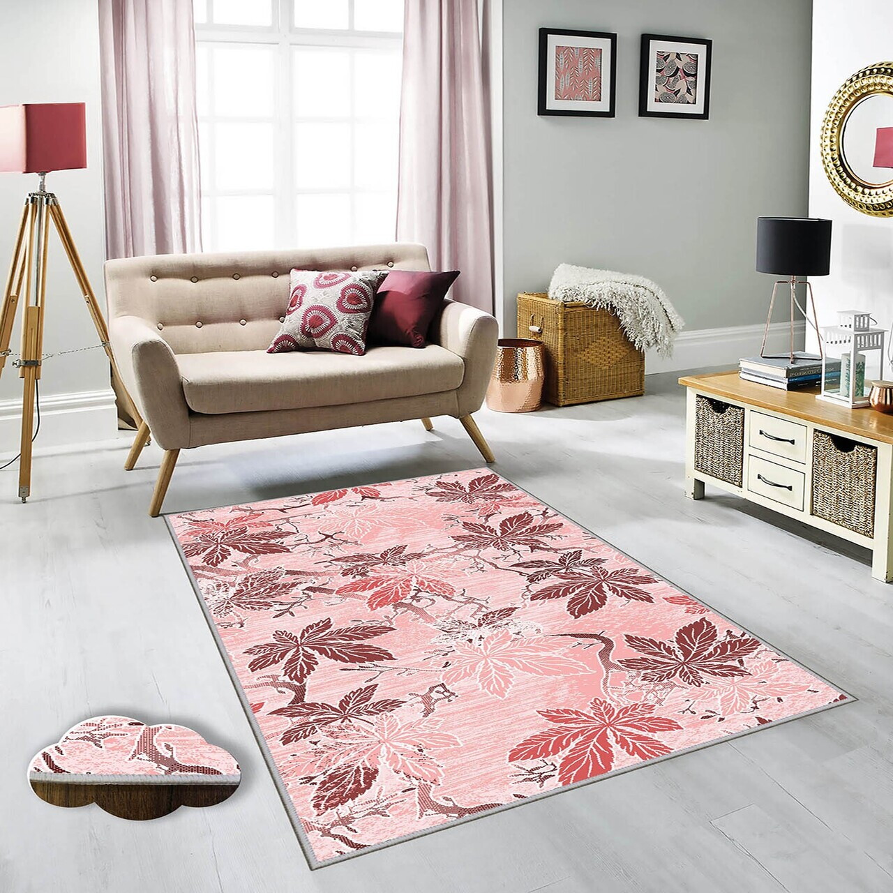 Covor, Eexfab1003-2, 140x220 cm, Poliester, Multicolor