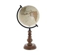 Decoratiune Globe, InArt, 22x22x45 cm, plastic/lemn