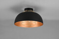Plafoniera Punch, RL, 35x21 cm, 40W, 1x E27, metal, negru mat