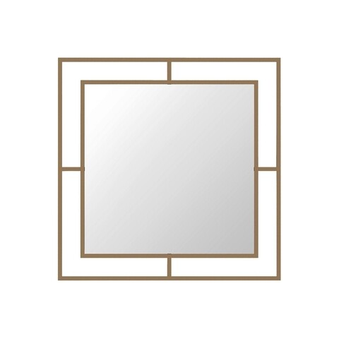 Oglinda Corner, Decortie, 58×2 cm, metal, auriu Decortie