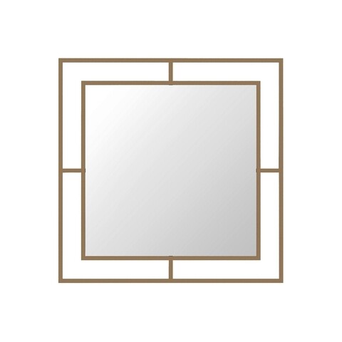 Oglinda Corner, Decortie, 58x2 cm, metal, auriu