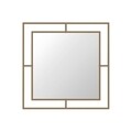 Oglinda Corner, Decortie, 58x2 cm, metal, auriu