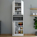 Dulap multifunctional, Mezza, Order 3002 , 59.6x180x35 cm, Alb