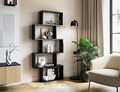 Raft de perete ELTAP, Shellf, 80x20x180 cm, PAL/PVC, negru