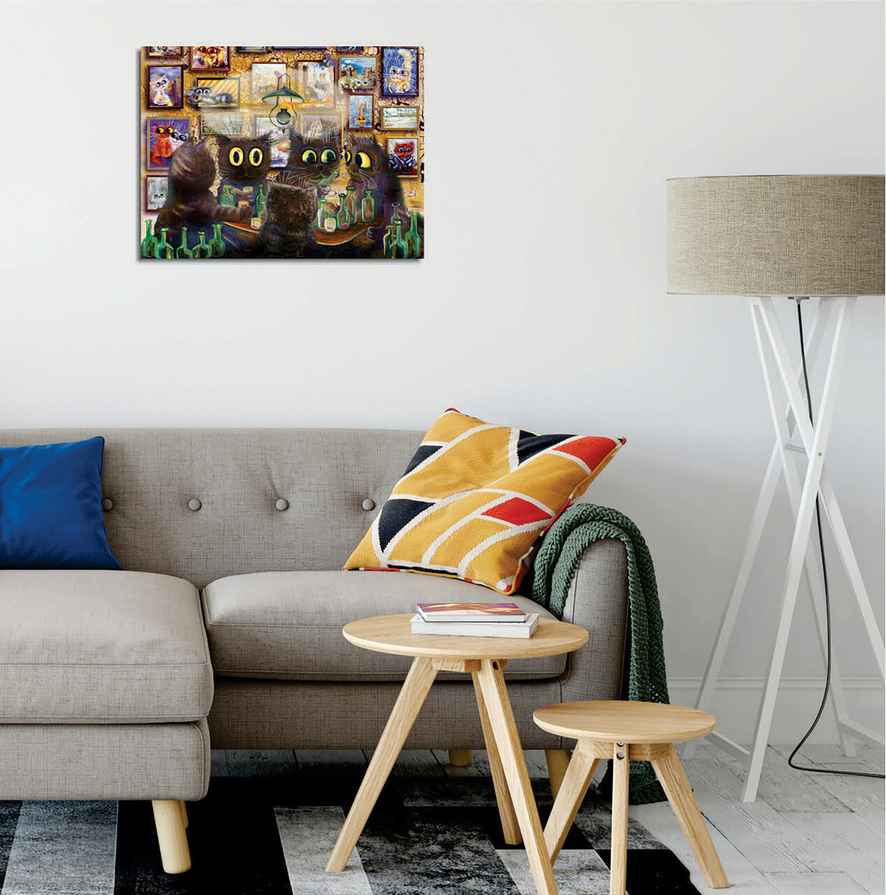 Tablou decorativ, DC379, Rama de lemn, Multicolor - view 2