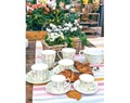 Set 2 cani, Polline Green, Brandani, D8.5x10 cm, 320 ml, portelan New Bone China