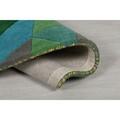 Covor Prism Green/Multi, Flair Rugs, 60x230 cm, lana, verde/multicolor