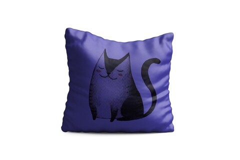 Perna decorativa cat stary, oyo kids, 43x43 cm, poliester, multicolor