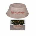Husa suport pentru brad Baby it's cold outside, 40/60x25 cm, poliester
