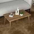 Masuta de cafea Felin, Pakoworld, 70x42x39 cm, PAL melaminat, walnut/maro