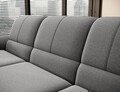 Coltar extensibil dreapta 3 locuri ELTAP, RT-05GO, Siber, 270x186x93 cm, lemn/poliester, gri