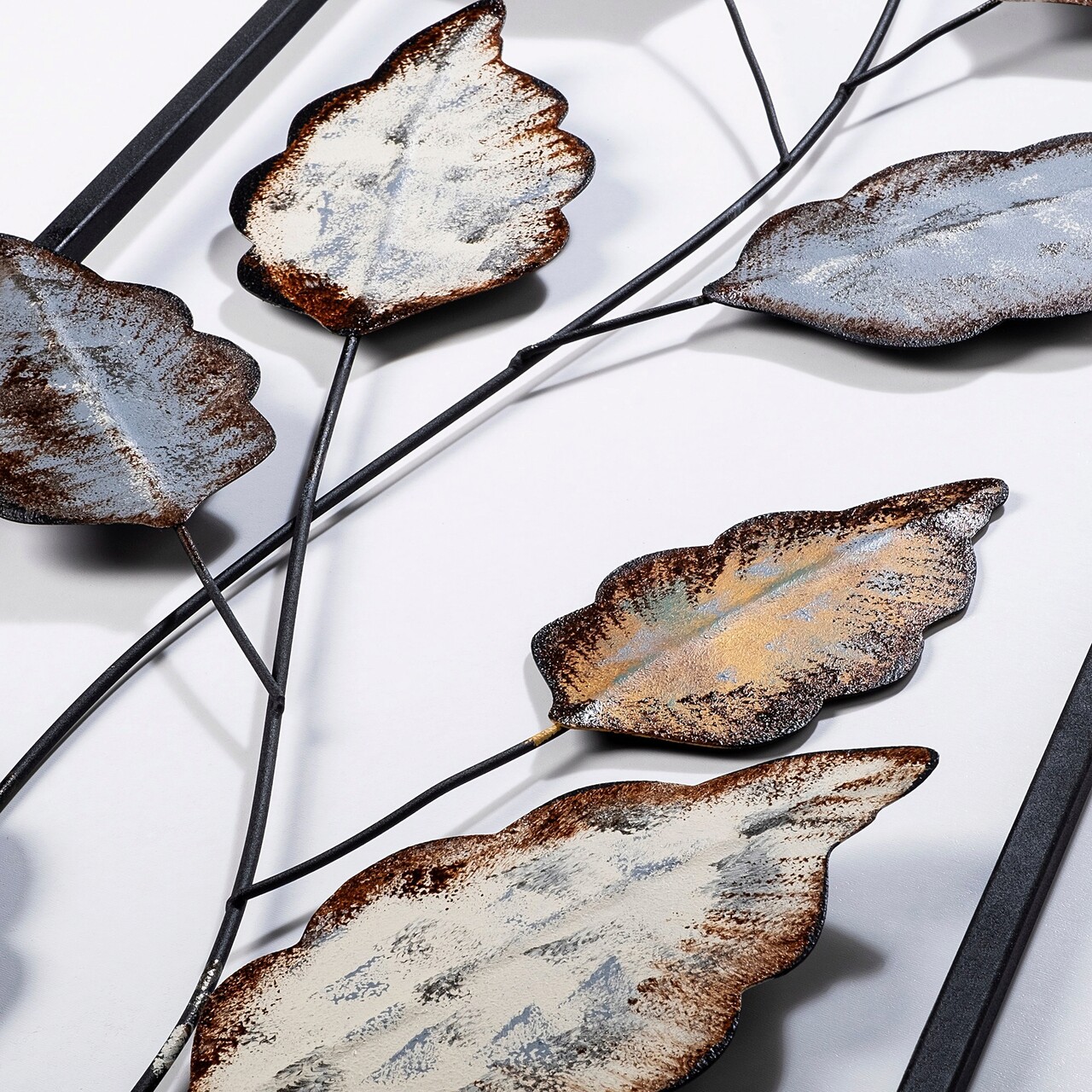 Decoratiune de perete, Fagus 3, Dimensiune: 32 x 90 cm, Multicolor - imagine 4
