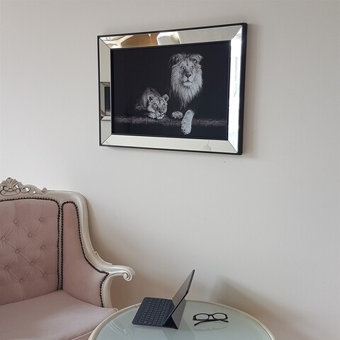 Tablou decorativ T711, Neostill, sticla temperata, 50 x 70 cm