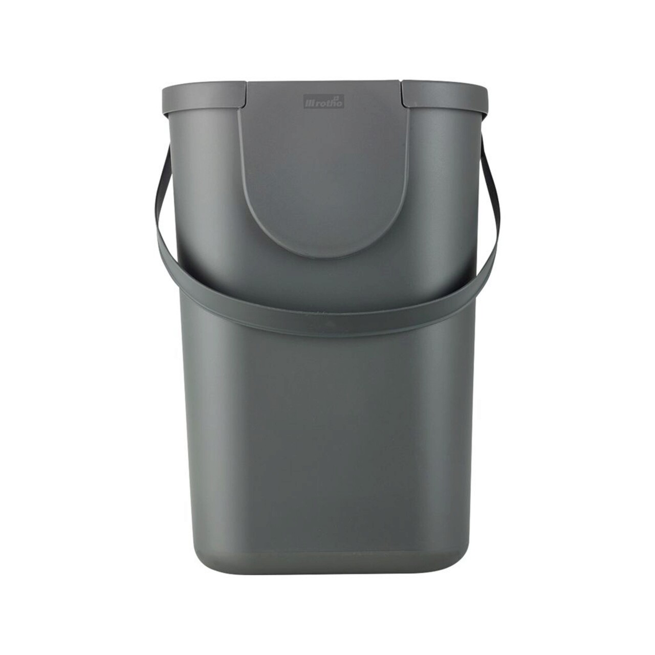 Cos De Gunoi Pentru Colectare Selectiva Albula, Rotho, 25 L, Plastic, Antracit