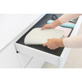 Scurgator vase, Brabantia, SinkSide, 32.5x43.8x0.9 cm, silicon, gri deschis