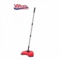 Matura manuala cu perii rotative, Vanora Turbo clean, maner telescopic, rosu