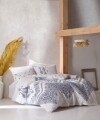 Lenjerie de pat dubla, 4 piese, 100% bumbac ranforce, Cotton Box, Adonis