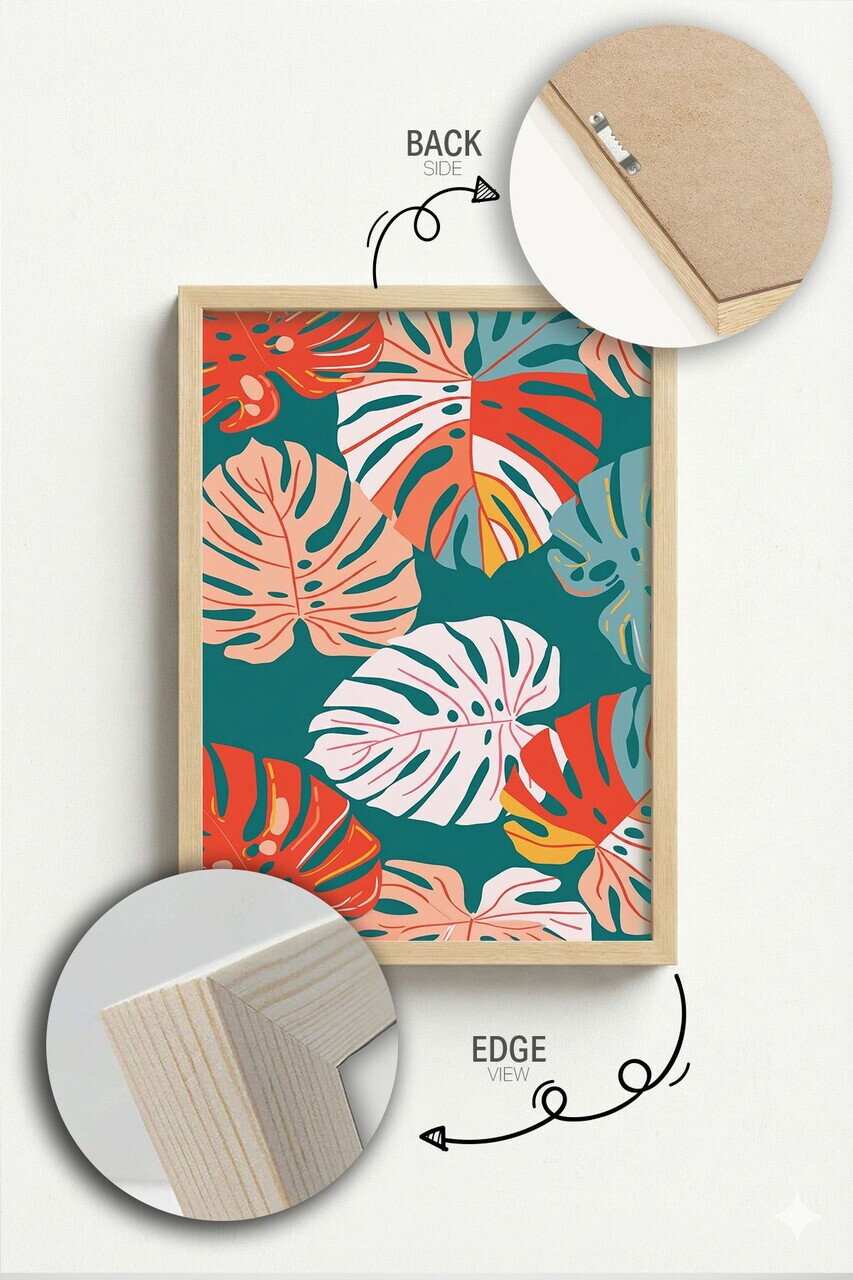 Tablou decorativ, Artnewclahsp97-5070, Lemn masiv, MDF, Multicolor - view 4