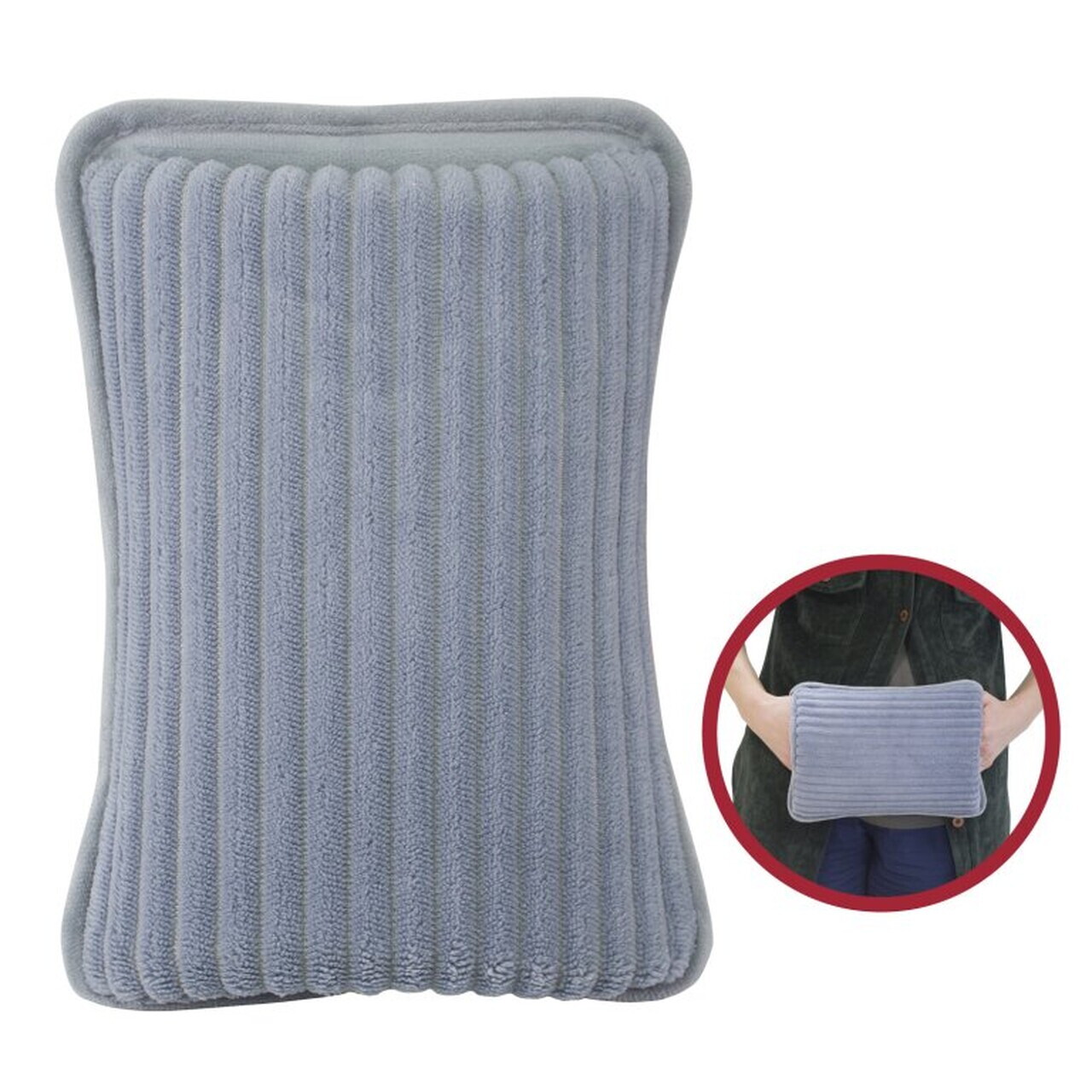 Perna electrica cu apa Beper, 26x17x6 cm, 380-400W, poliester, gri