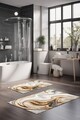 Set covorase de baie, Cartwright, CT-5046, Poliester, Multicolor