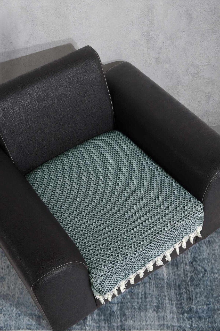 Cuvertura de pat, L'essentiel Maison, 70 Berjer, Bumbac, Verde — imaginea 2