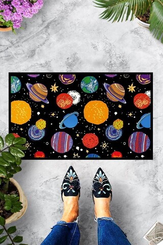 Covoraș din PVC, Galaksı, 40x60 cm, PVC, Multicolor