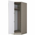 Dulap pentru haine, Hanah Home, BA293, 91x210x57.5 cm, Gresie