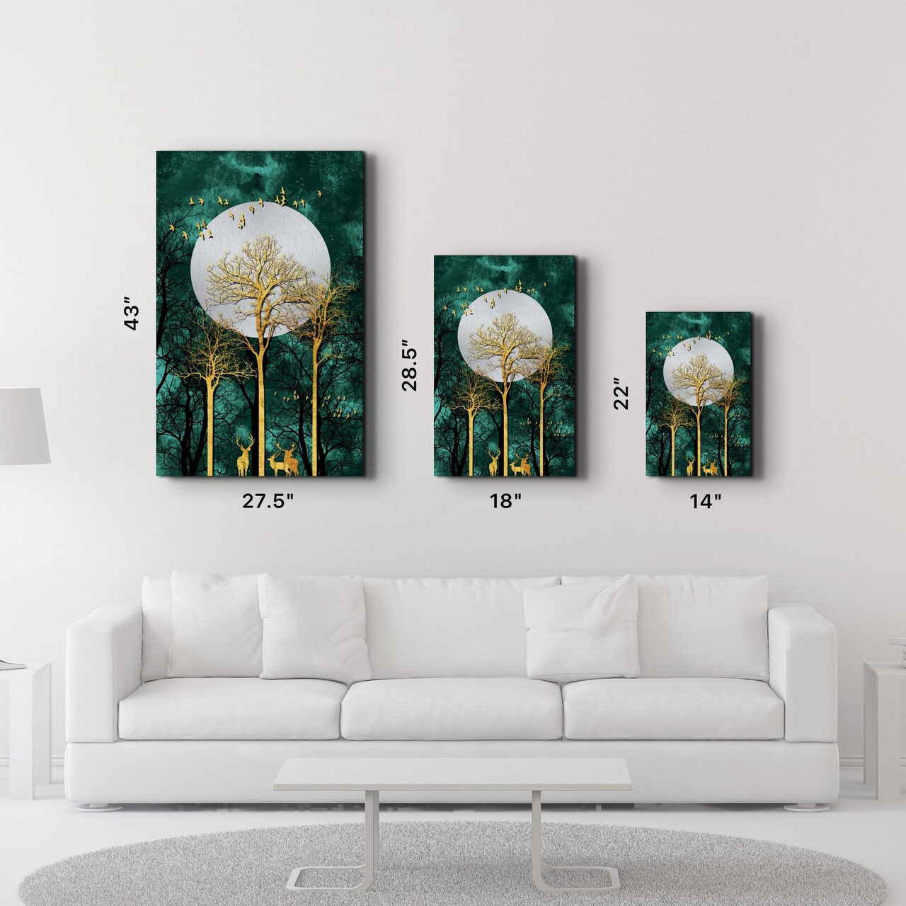 Tablou decorativ, CAM-1066, Dimensiuni: 70 x 110 cm, Multicolor - view 6