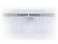 Birou Mingitav Illia No.2, 96 x 51 x 75 cm, PAL/metal, alb