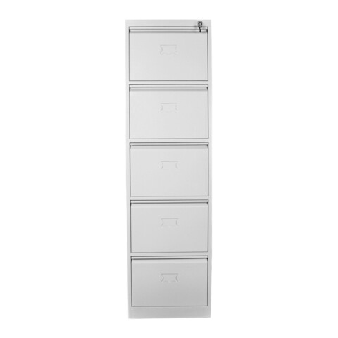 Dulap de depozitare cu incuietoare, Shelvoria, Js1023, 47x166x62 cm, Otel, Gri deschis