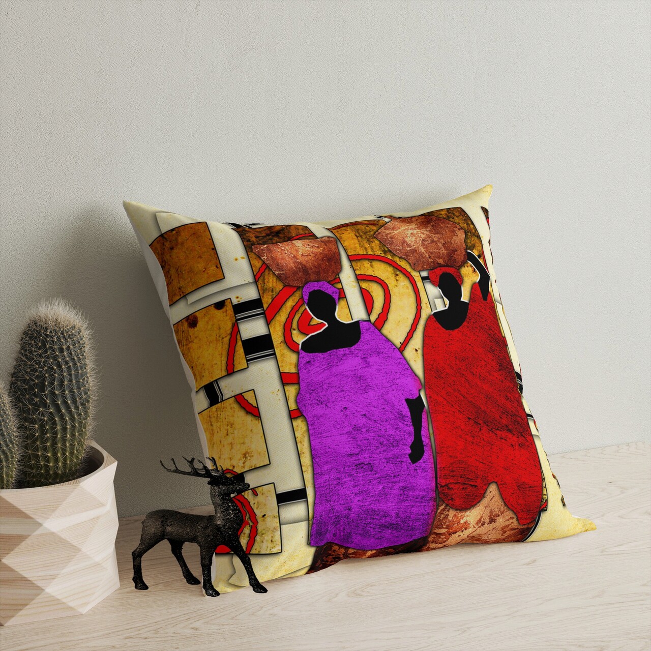 Perna, A11962, 43x43 cm, 50% bumbac / 50% poliester, Multicolor - 1 | YEO