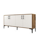 Consola, Hommy Craft, Kiev, 180x78x35 cm, Nuc/Alb