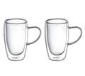 Set 2 cani termorezistente Doble, Ambition, 450 ml, sticla temperata