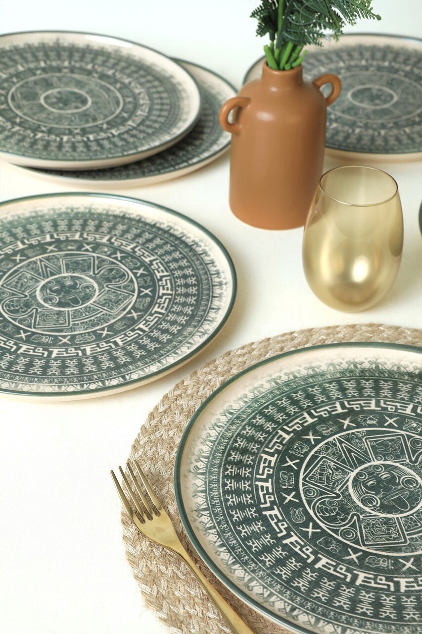 Set platouri servire, Hermia, 275KRM2110, Antibacterian, Crem - imagine 3