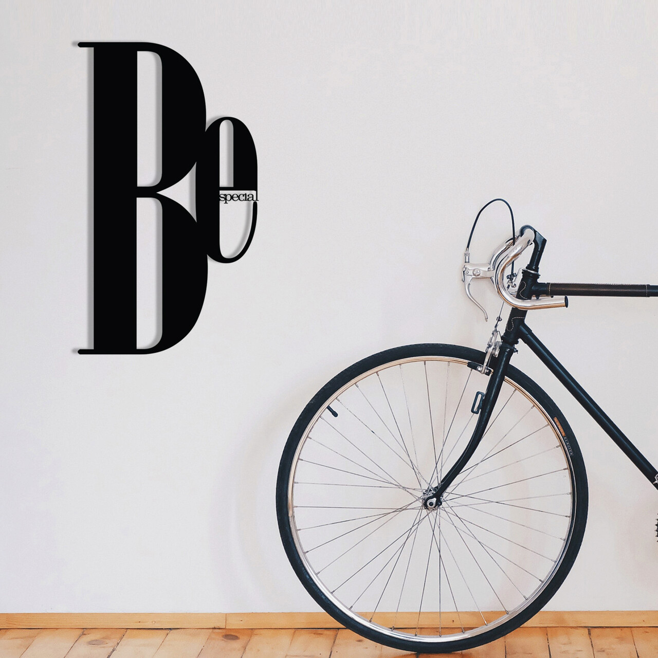 Decoratiune de perete, Be Special, metal, 50 x 29 cm, negru - 2 | YEO