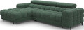 Coltar extensibil dreapta 3 locuri ELTAP, LT-35AMO, Felro, 285x181x93 cm, lemn/poliester, verde inchis