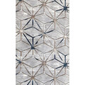 Covor, 1086, 80x200 cm, Poliester, Gri/Albastru