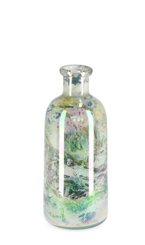 Vaza Marala, Bizzotto, Ø 13 x 31 cm, sticla, handmade, verde