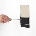 Suport hartie igienica, Brabantia, Soft Beige, 13.2x1.7x12.3 cm, otel, bej