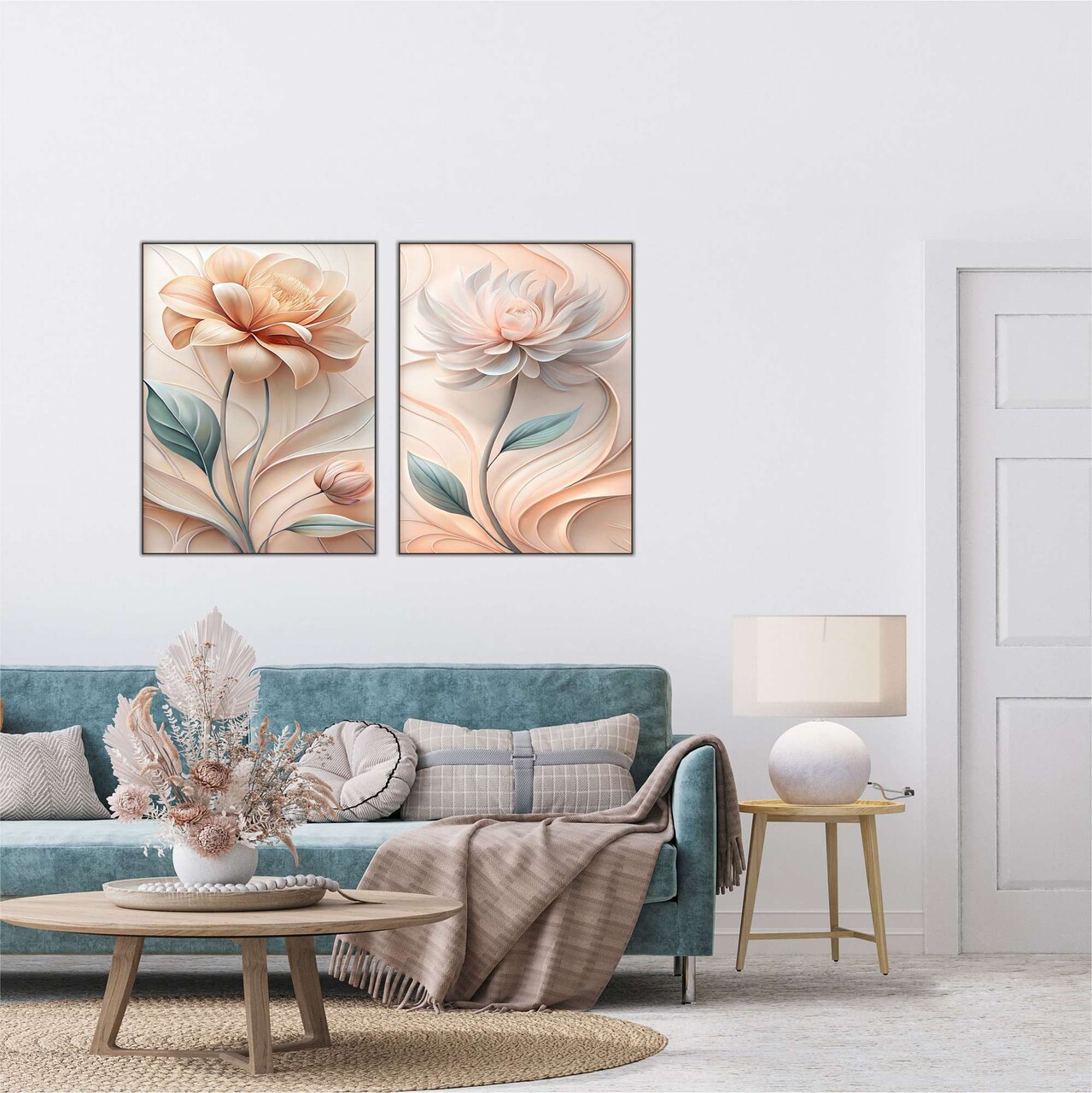 Tablou decorativ MDF (2 Pieces), Mdf, Imprimare digitala, Multicolor - view 2